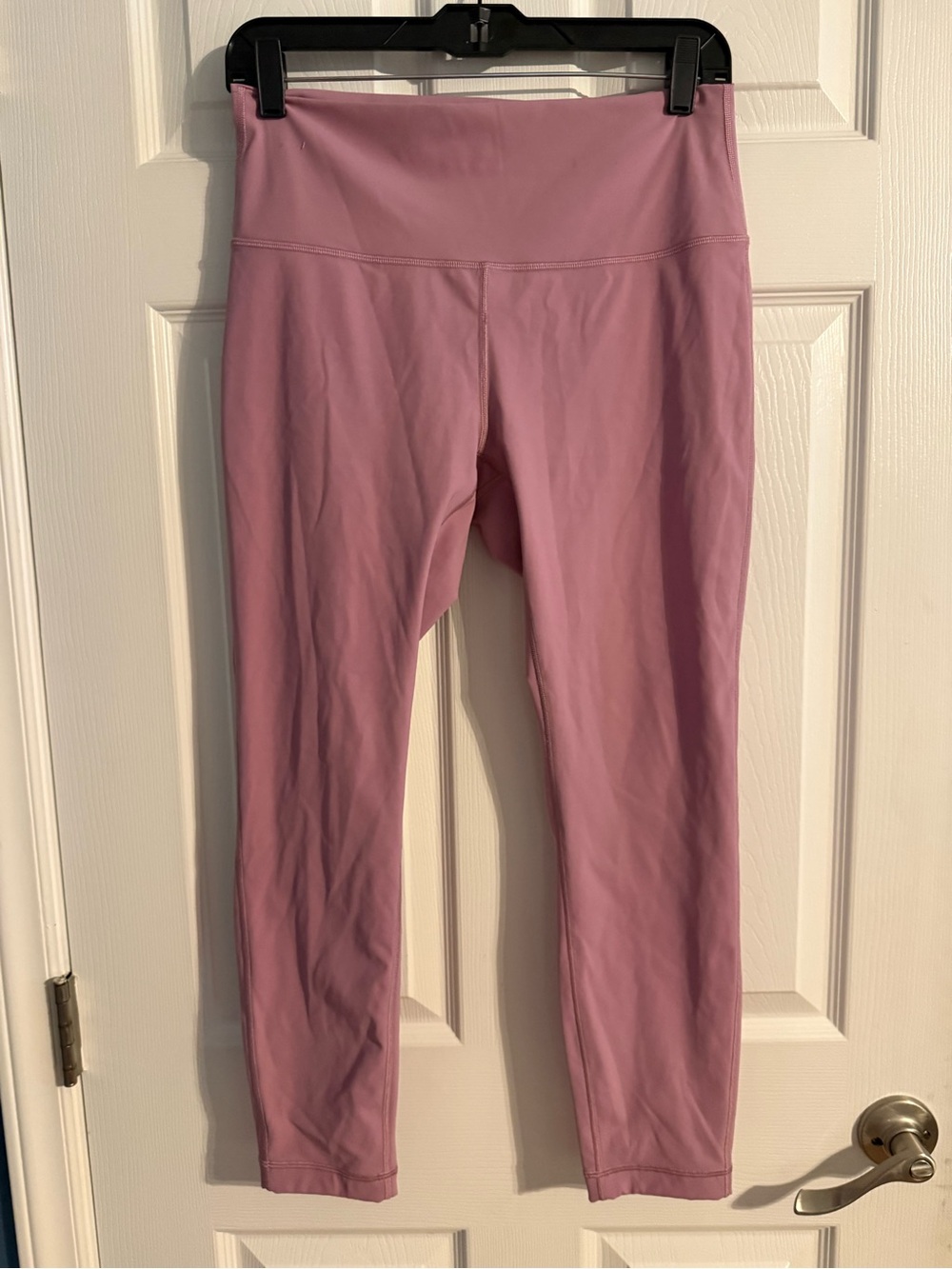 Lululemon Align High Rise Crop Leggings Pink Size 10